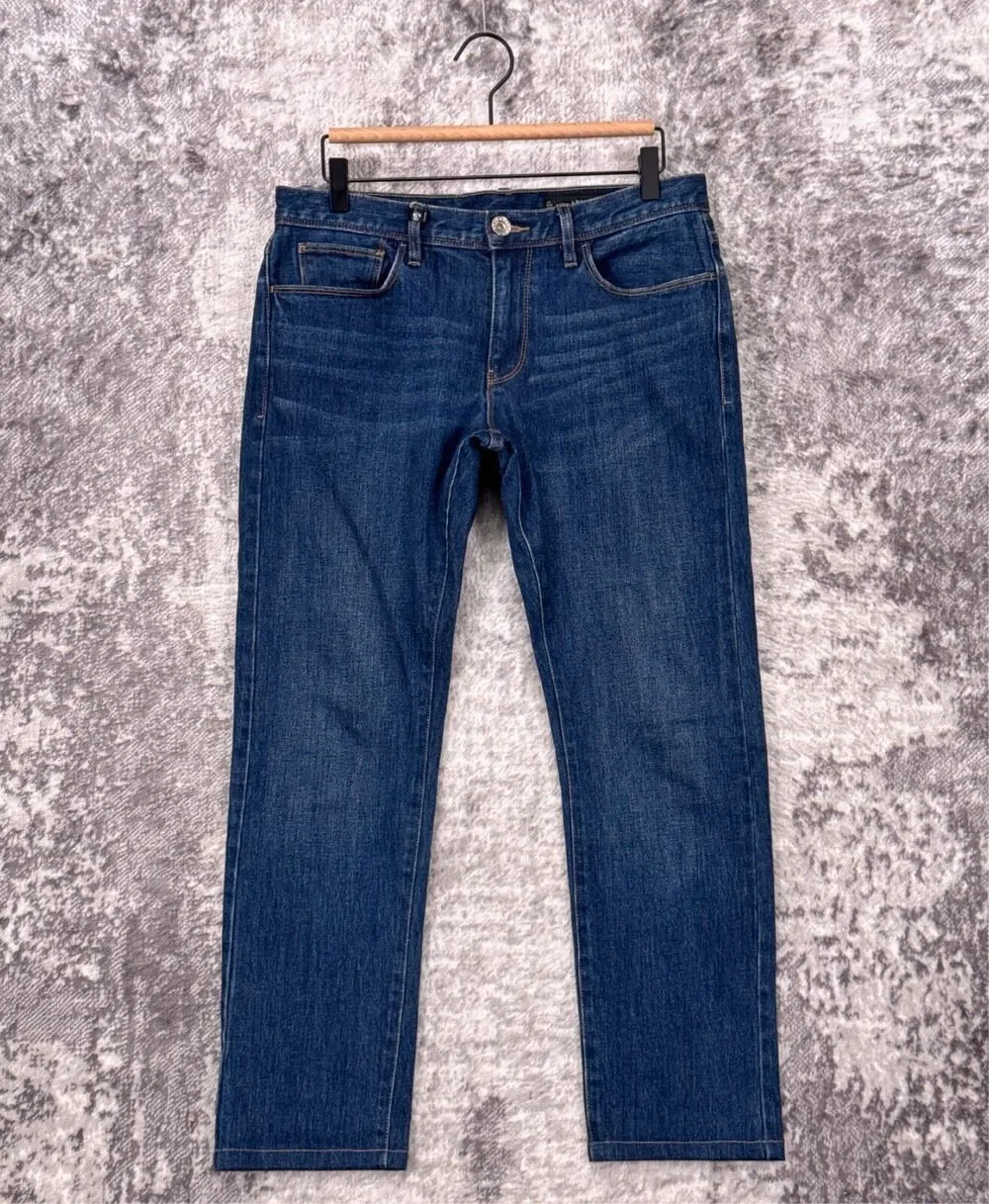 Armani Exchange Jeans 30 x 27 Mens J13 Slim Fit Dark Wash Denim